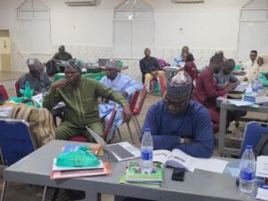 Prof Salisu Shehu and his team 